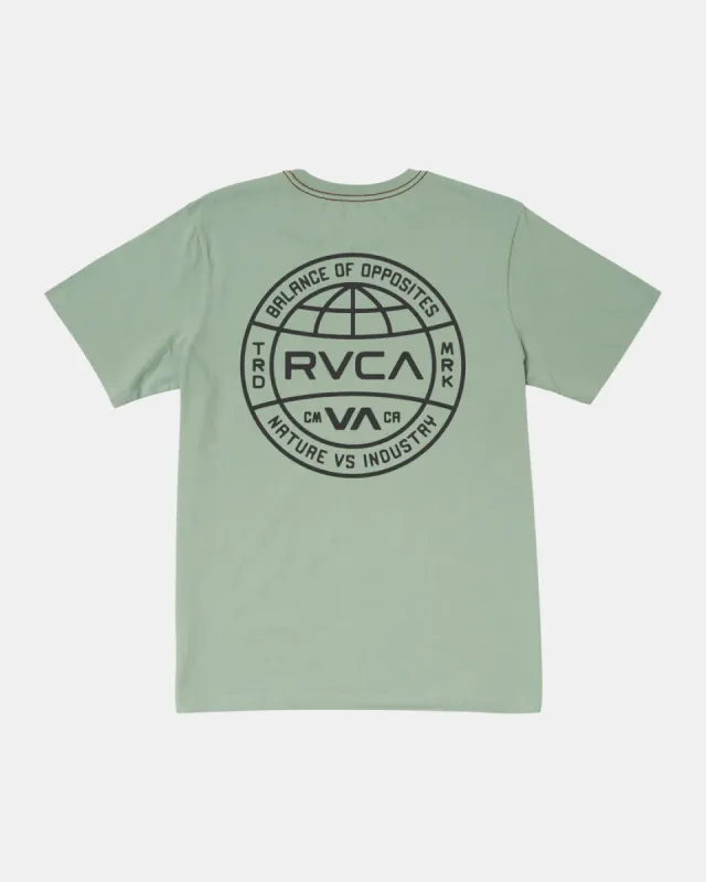RVCA SEALED T-SHIRT - GRANITE GREEN sold by Sun Diego Boardshops