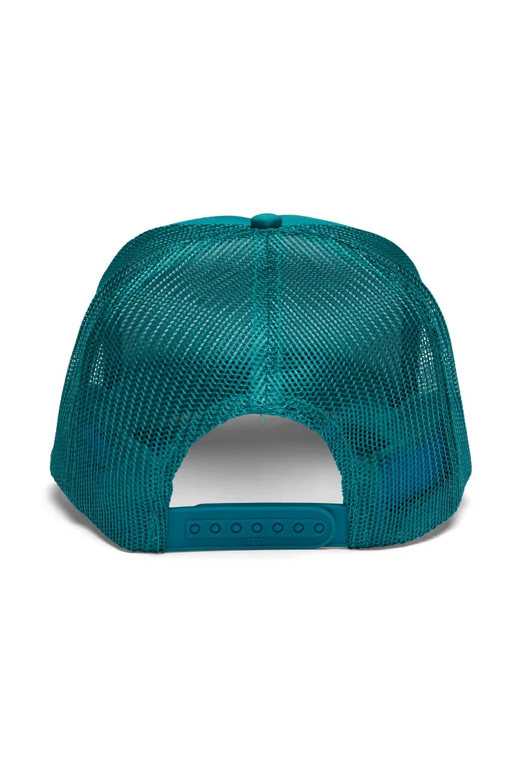 That Friday Feeling California Waves Trucker Hat - JADE sold by Sun Diego Boardshops product image thumbnail 2