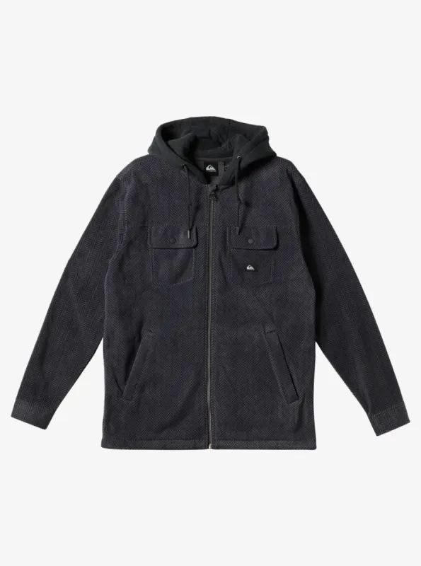 Quiksilver Super Swell Zip-Up Hoodie - Black sold by Sun Diego Boardshops