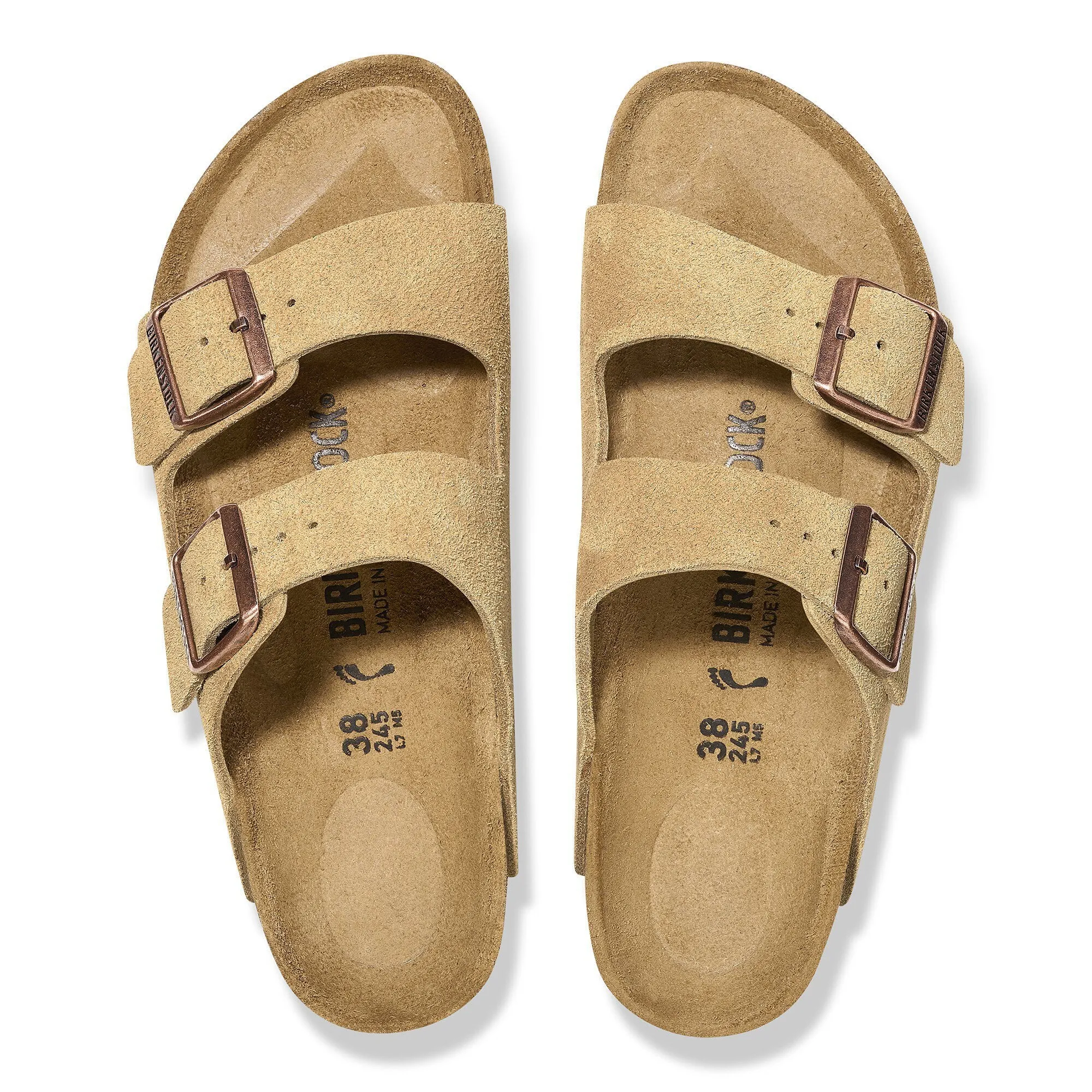 Birkenstock Arizona Suede Leather - LATTE CREAM sold by Sun Diego Boardshops product image thumbnail 2