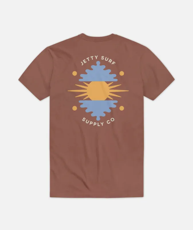 Golden Hour Tee - Brown sold by Sun Diego Boardshops