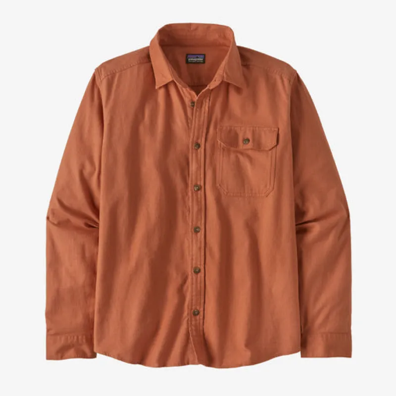 Patagonia Long-Sleeved Lightweight Fjord Flannel Shirt - SIENNA CLAY sold by Sun Diego Boardshops