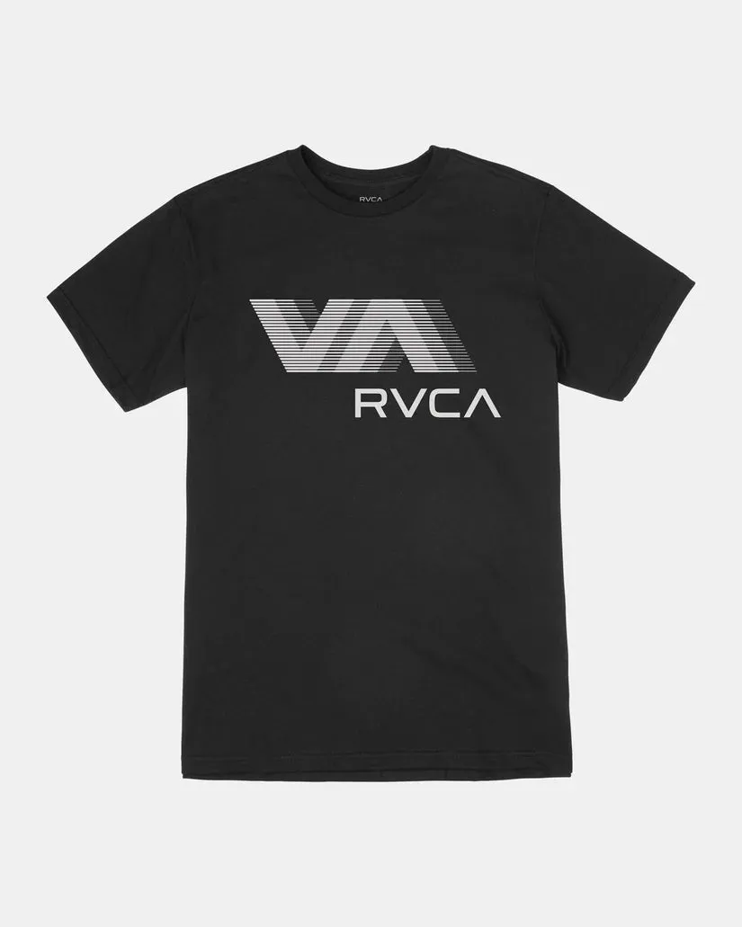 RVCA VA BLUR TEE - BLACK sold by Sun Diego Boardshops