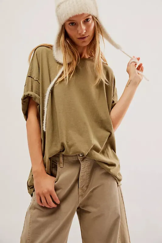 Free People We The Free Nina Tee - Willow sold by Sun Diego Boardshops