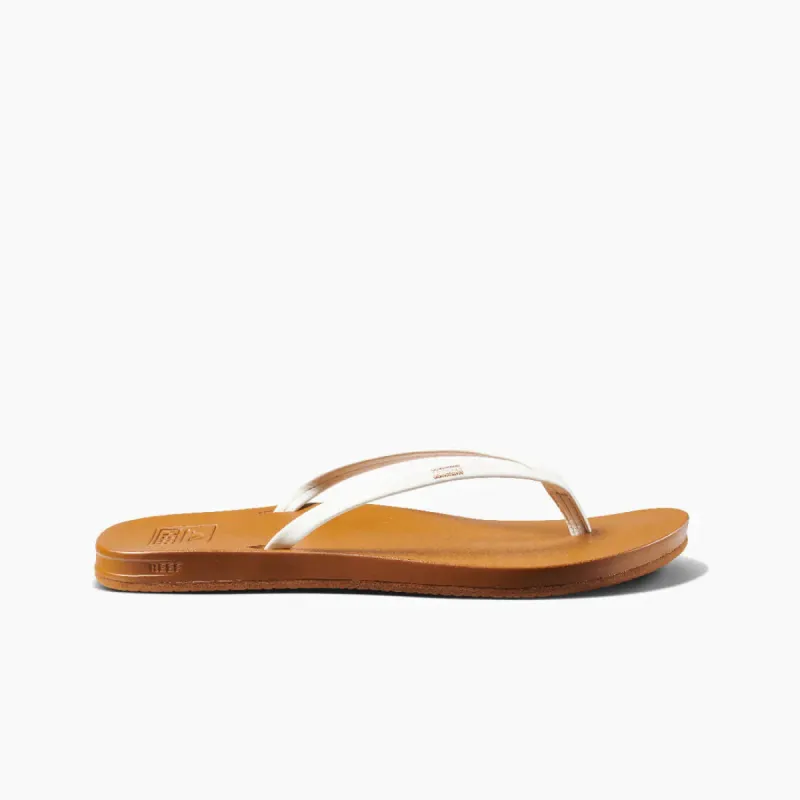 Reef Cushion Slim - WHITE/TAN sold by Sun Diego Boardshops