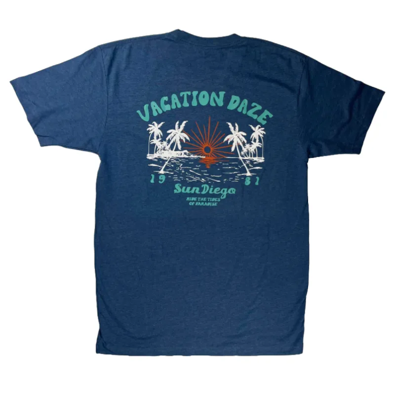 SunDiego VACATION T-Shirt - Slate Heather sold by Sun Diego Boardshops