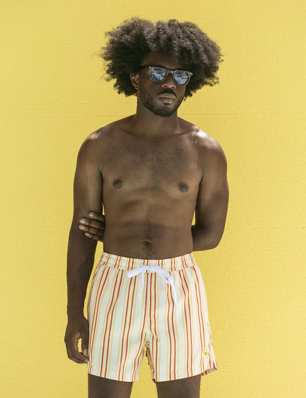 Duvin Stripe Swim Short - ANTIQUE sold by Sun Diego Boardshops