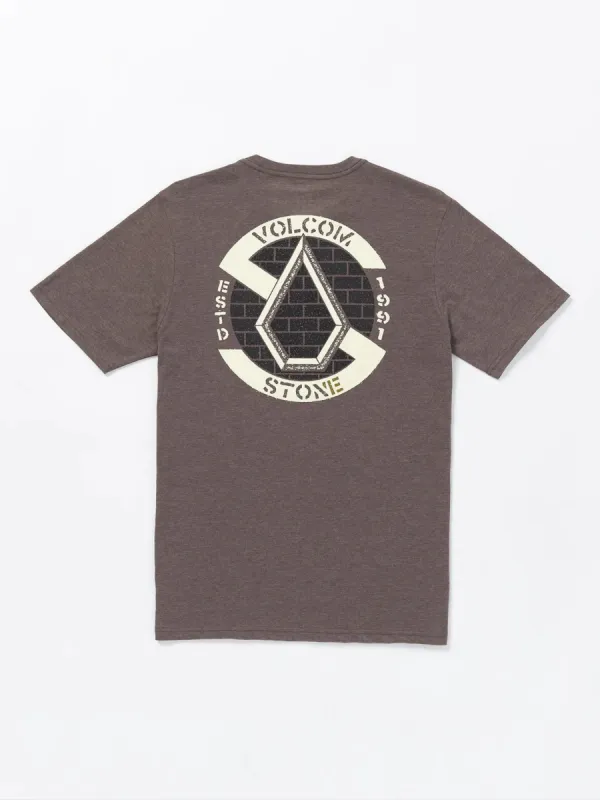 Volcom Celler Short Sleeve Tee - Pumice Heather sold by Sun Diego Boardshops