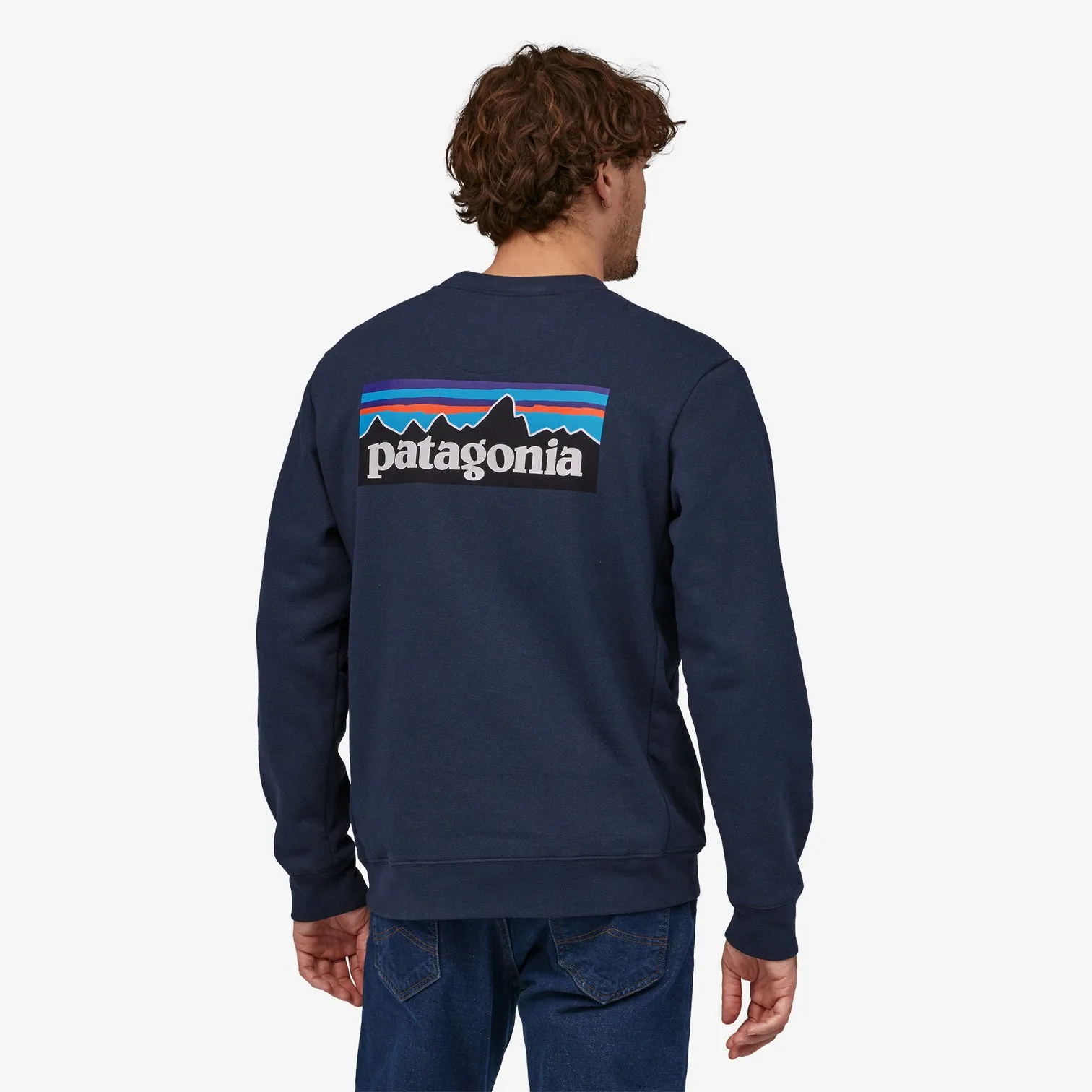 Patagonia P-6 Logo Uprisal Crew Sweatshirt - New Navy sold by Sun Diego Boardshops product image thumbnail 2