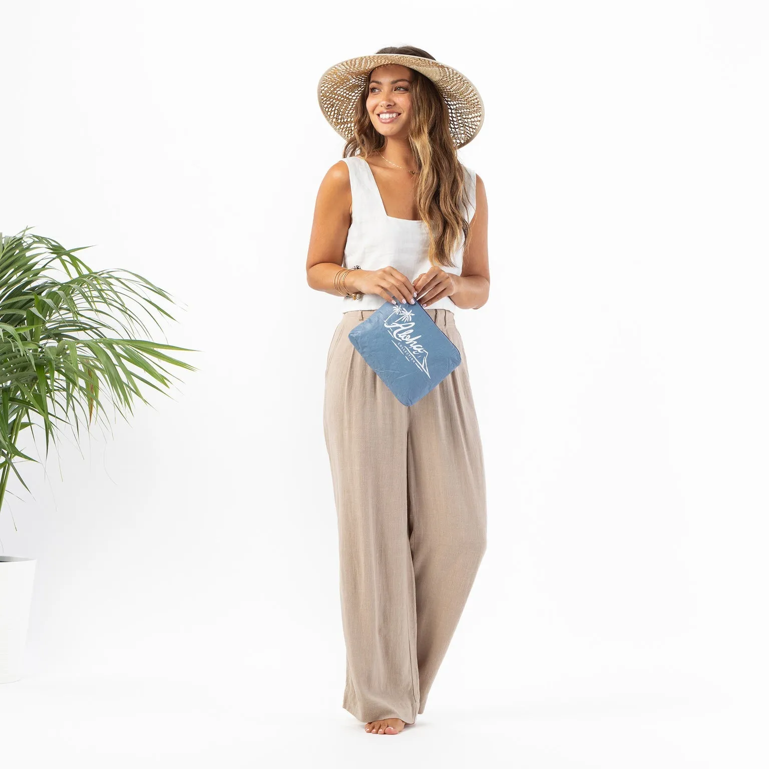 aloha collection SMALL POUCH: Vintage ALOHA - vintage blue sold by Sun Diego Boardshops product image thumbnail 3