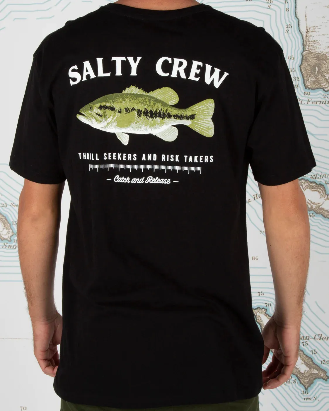 Salty Crew Bigmouth Premium Tee - Black sold by Sun Diego Boardshops