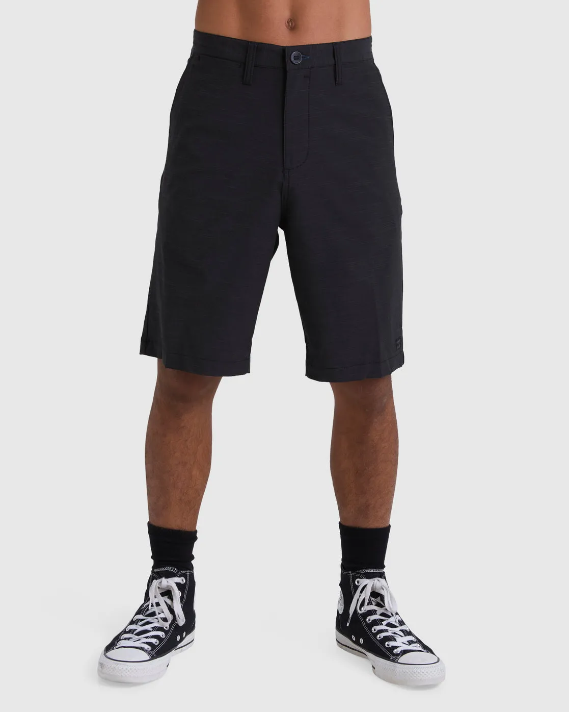 Billabong Walk Short 21 Crossfire Slub - Black sold by Sun Diego Boardshops