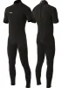 Vissla 7 Seas 2-2 Short Sleeve Back Zip Full Suit - Black sold by Sun Diego Boardshops