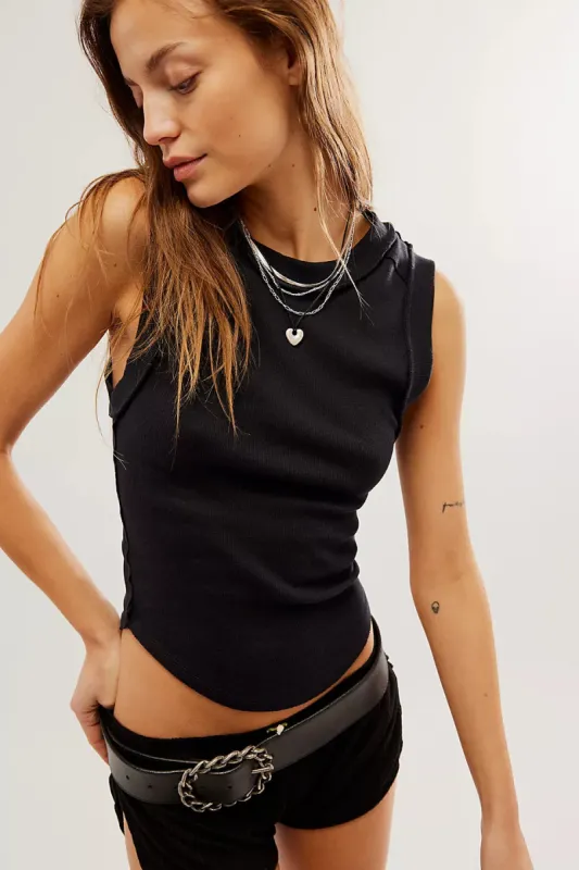 Free People We The Free Kate Tee - BLACK sold by Sun Diego Boardshops