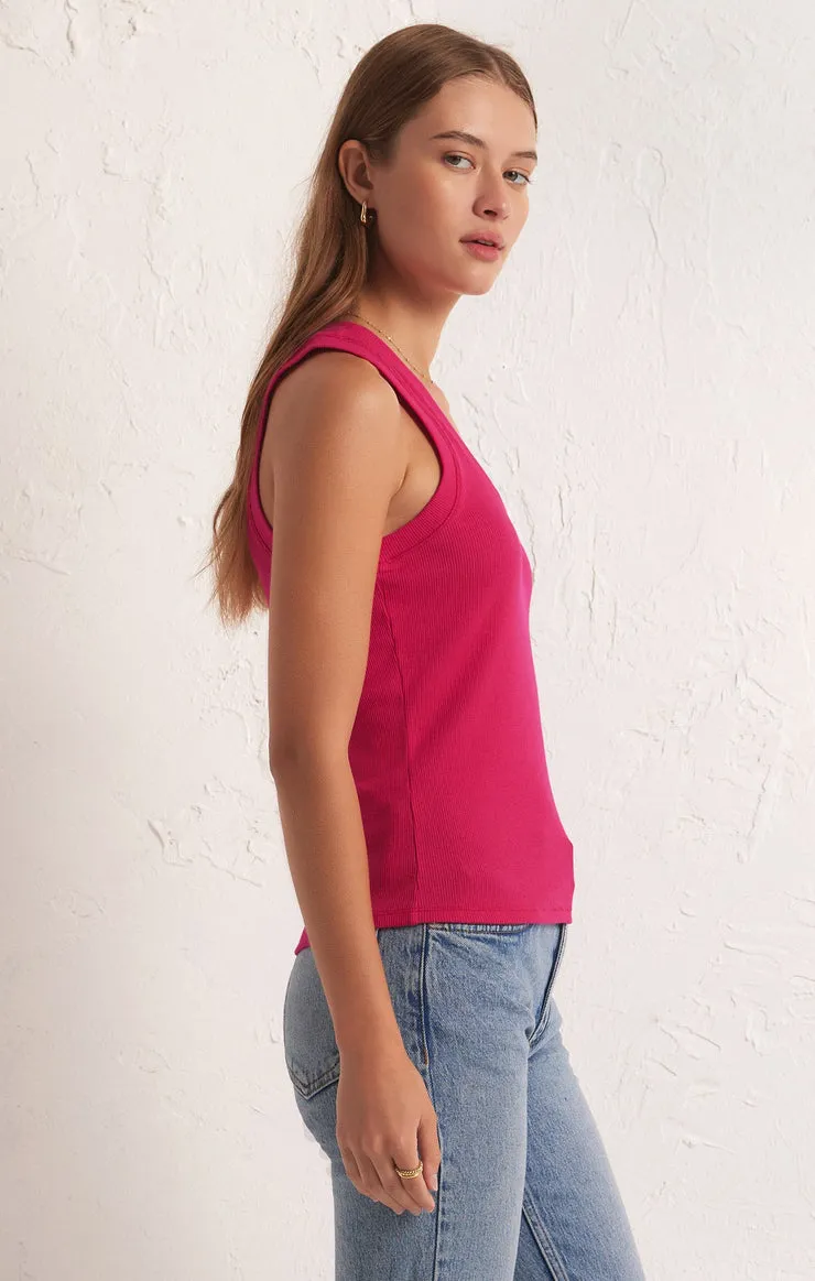 Z-SUPPLY SIRENA RIB TANK- DRAGONFRUIT sold by Sun Diego Boardshops product image thumbnail 3