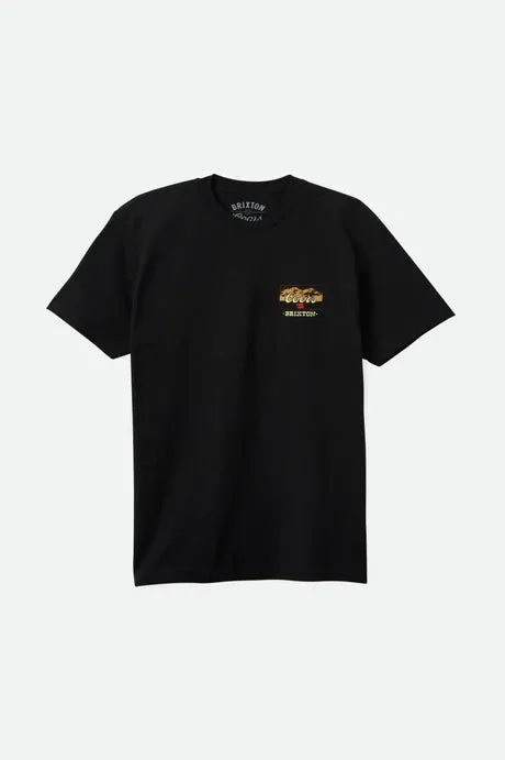 Brixton Coors Mirror Short Sleeve Standard Tee - Black sold by Sun Diego Boardshops product image thumbnail 2