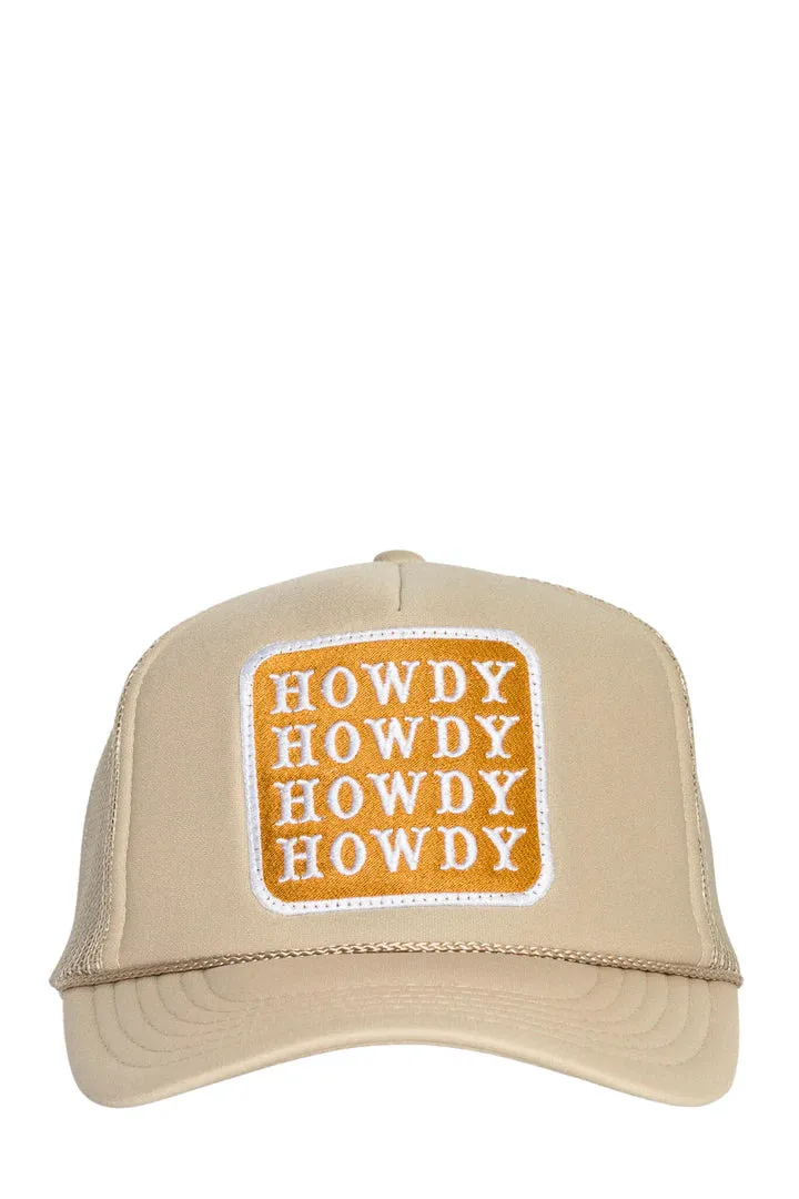 That Friday Feeling Howdy Hat - Tan sold by Sun Diego Boardshops product image thumbnail 2