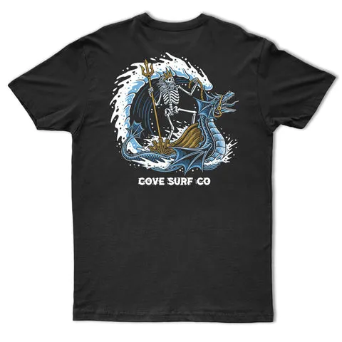 Cove Poseidon Tee - Black sold by Sun Diego Boardshops