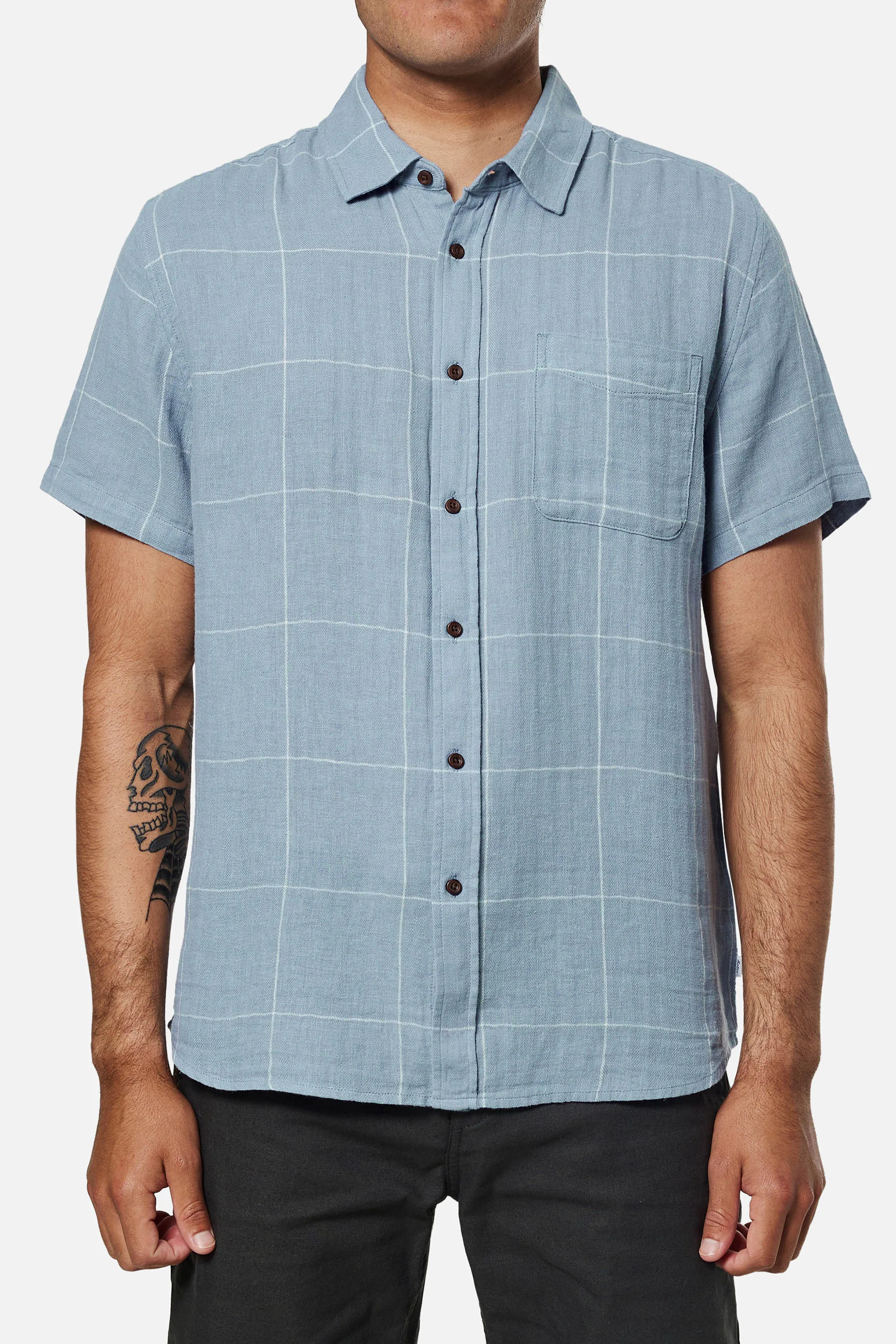 KATIN MONTY SHIRT - SPRING BLUE sold by Sun Diego Boardshops product image thumbnail 2