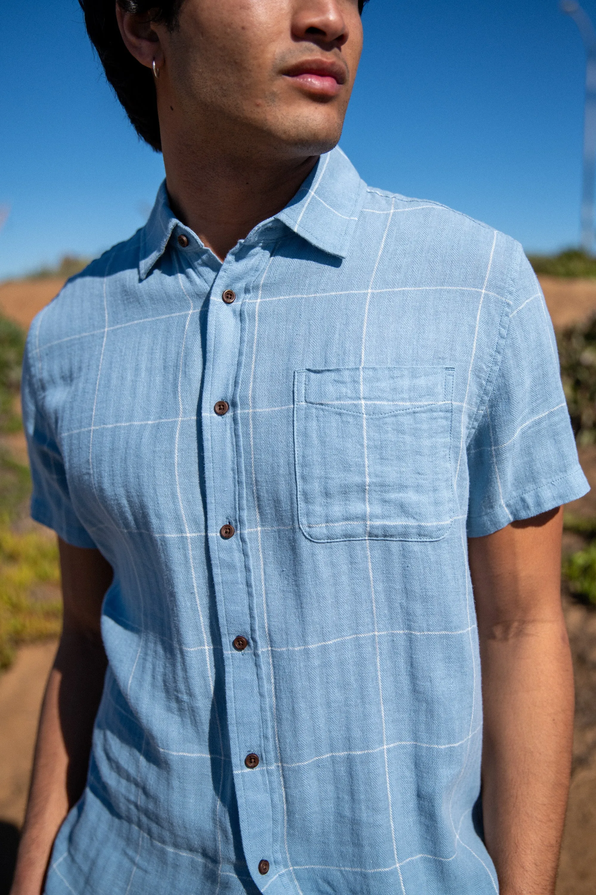 KATIN MONTY SHIRT - SPRING BLUE sold by Sun Diego Boardshops