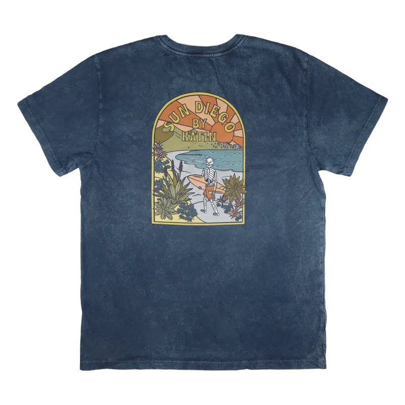 Sun Diego x Katin USA Tee  - Navy Cloud sold by Sun Diego Boardshops