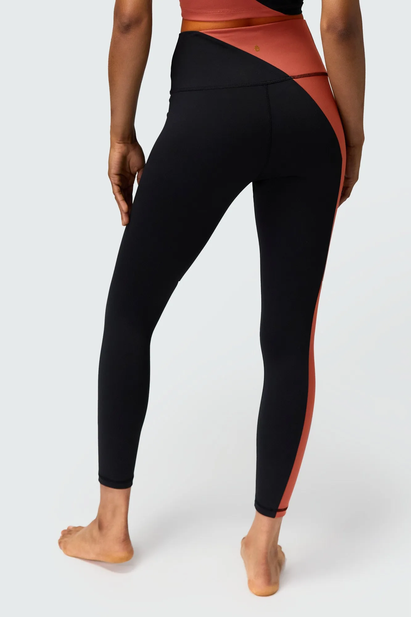 Spiritual Gangster Zoe Colorblock 7/8 Legging - Rosewood/Black sold by Sun Diego Boardshops product image thumbnail 2