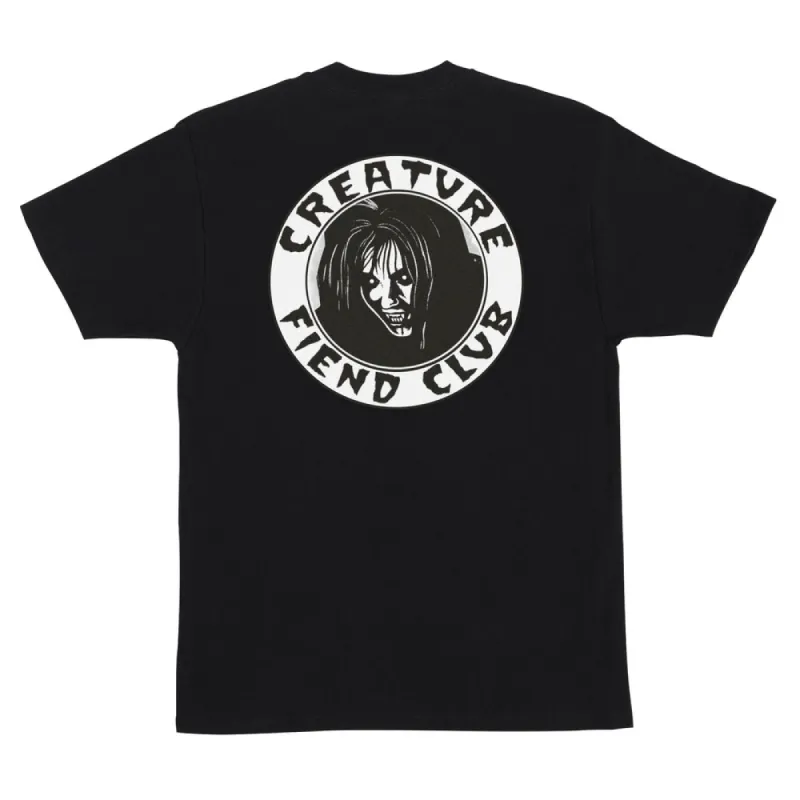 Creature Fiend Club Relic Men's Creature T-Shirt - Black sold by Sun Diego Boardshops