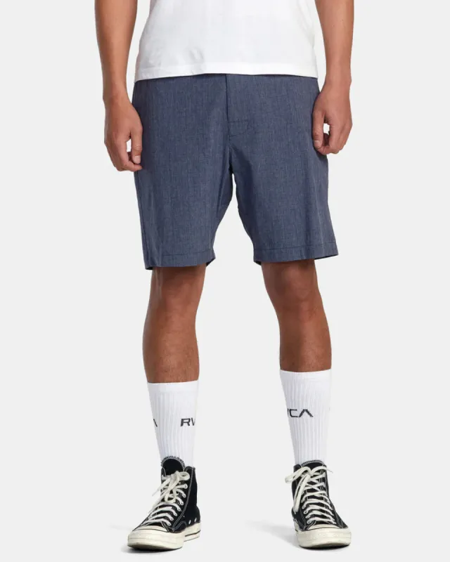 RVCA ALL TIME ROADS 19" SHORTS - MOODY BLUE made by RVCA
