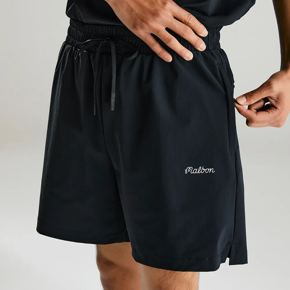 Malbon Golf PERFORMANCE POLY TECH SHORT - BLACK sold by Sun Diego Boardshops product image thumbnail 2