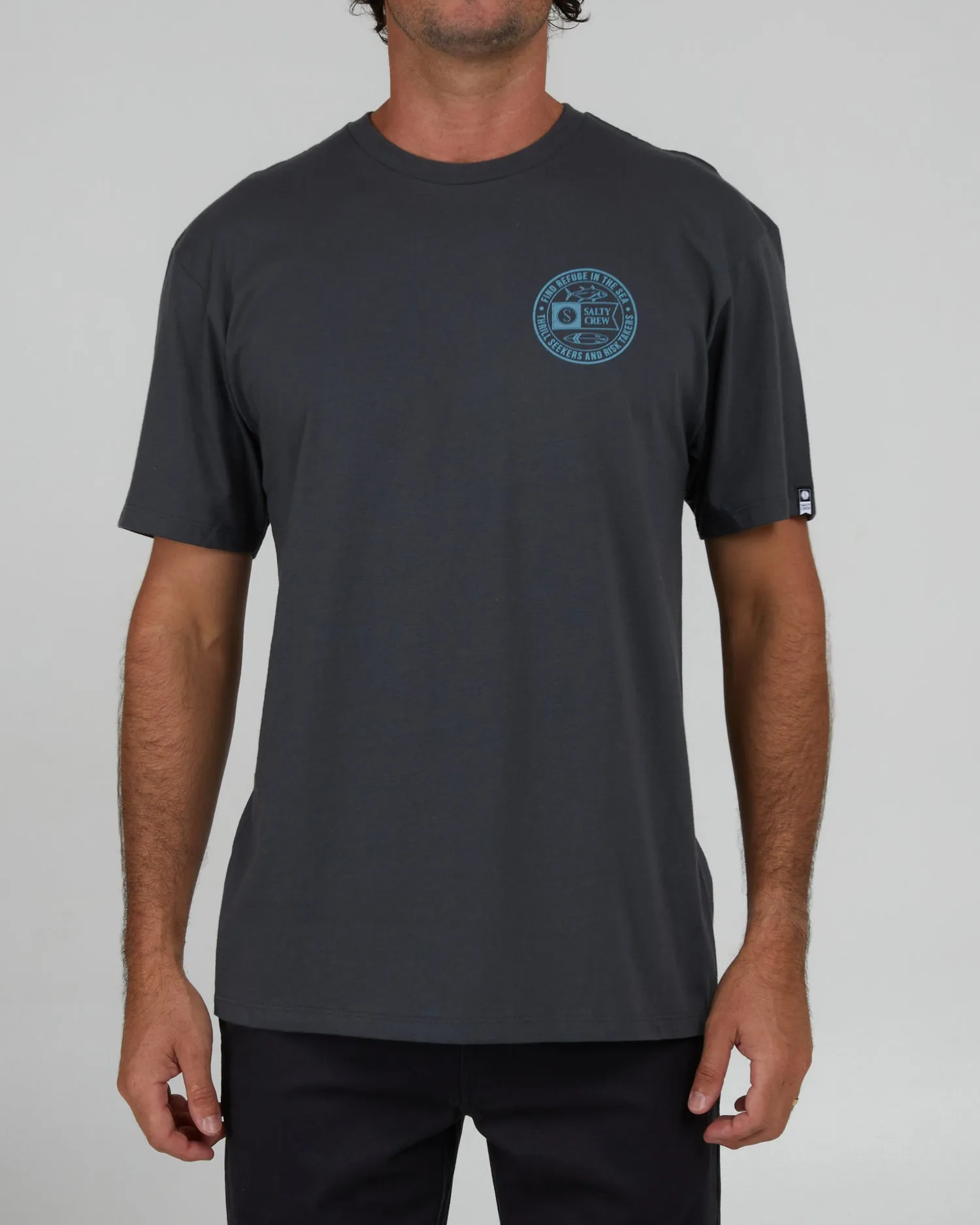 Salty Crew Legends S/S Premium Tee - CHARCOAL sold by Sun Diego Boardshops product image thumbnail 2