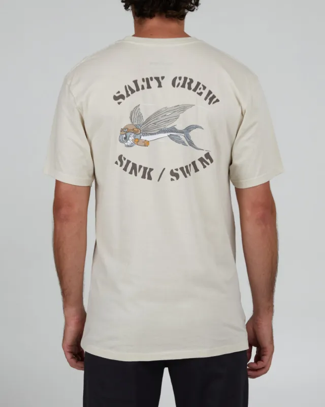 Salty Crew Kamikaze S/S Premium Tee - BONE sold by Sun Diego Boardshops