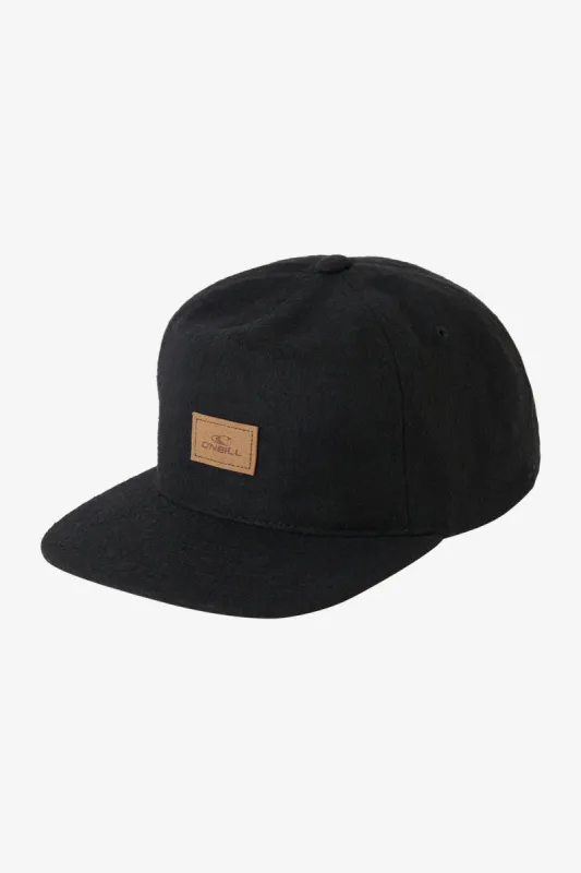 O'neill NO PROBLEM SNAPBACK HAT - BLACK sold by Sun Diego Boardshops