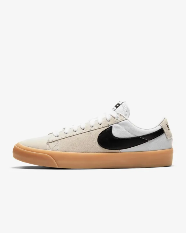 Nike SHOE BLAZER LOW PRO GT - WHITE/BLACK sold by Sun Diego Boardshops