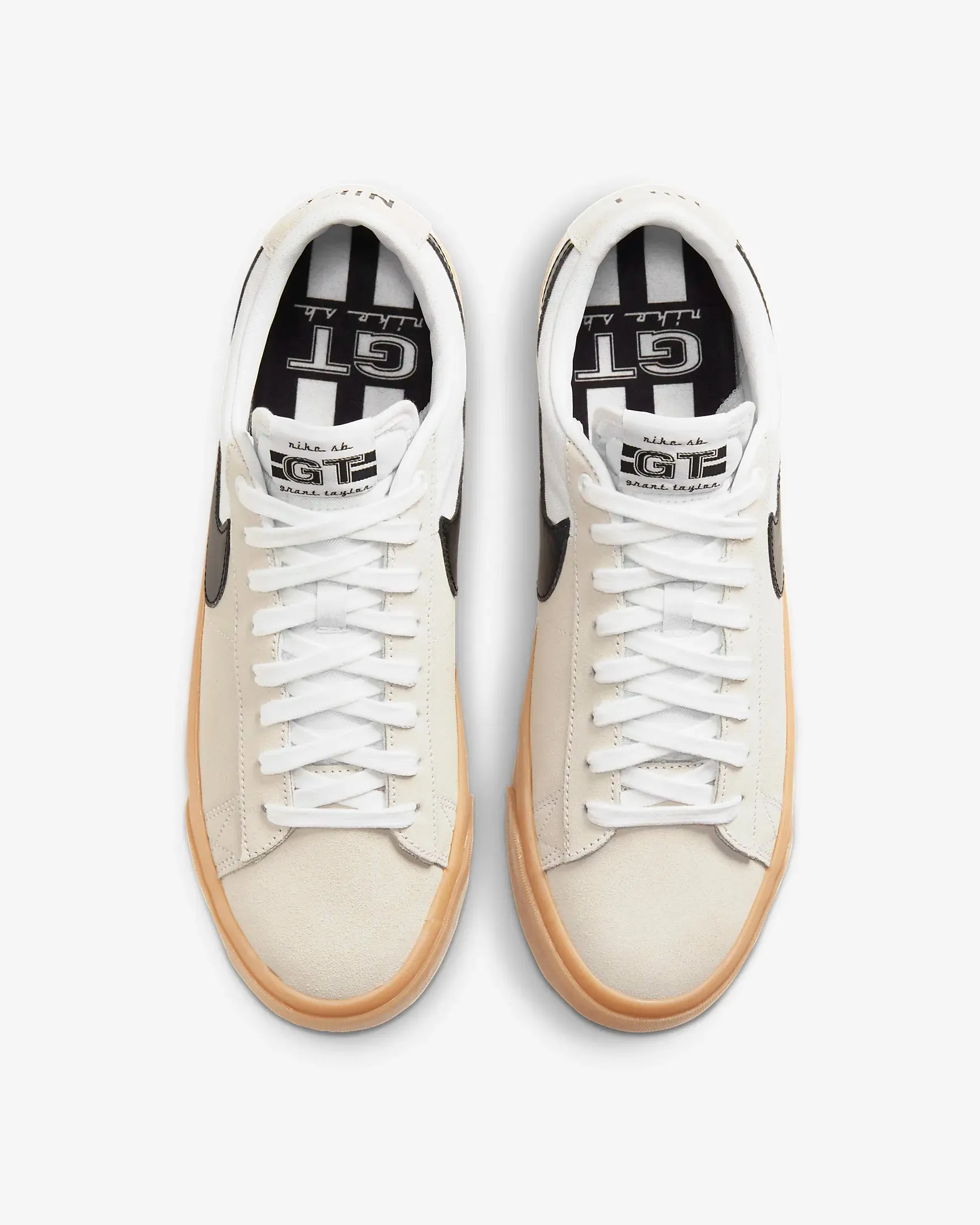Nike SHOE BLAZER LOW PRO GT - WHITE/BLACK sold by Sun Diego Boardshops product image thumbnail 3