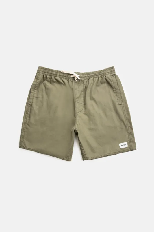RHYTHM Classic Linen Jam - OLIVE sold by Sun Diego Boardshops