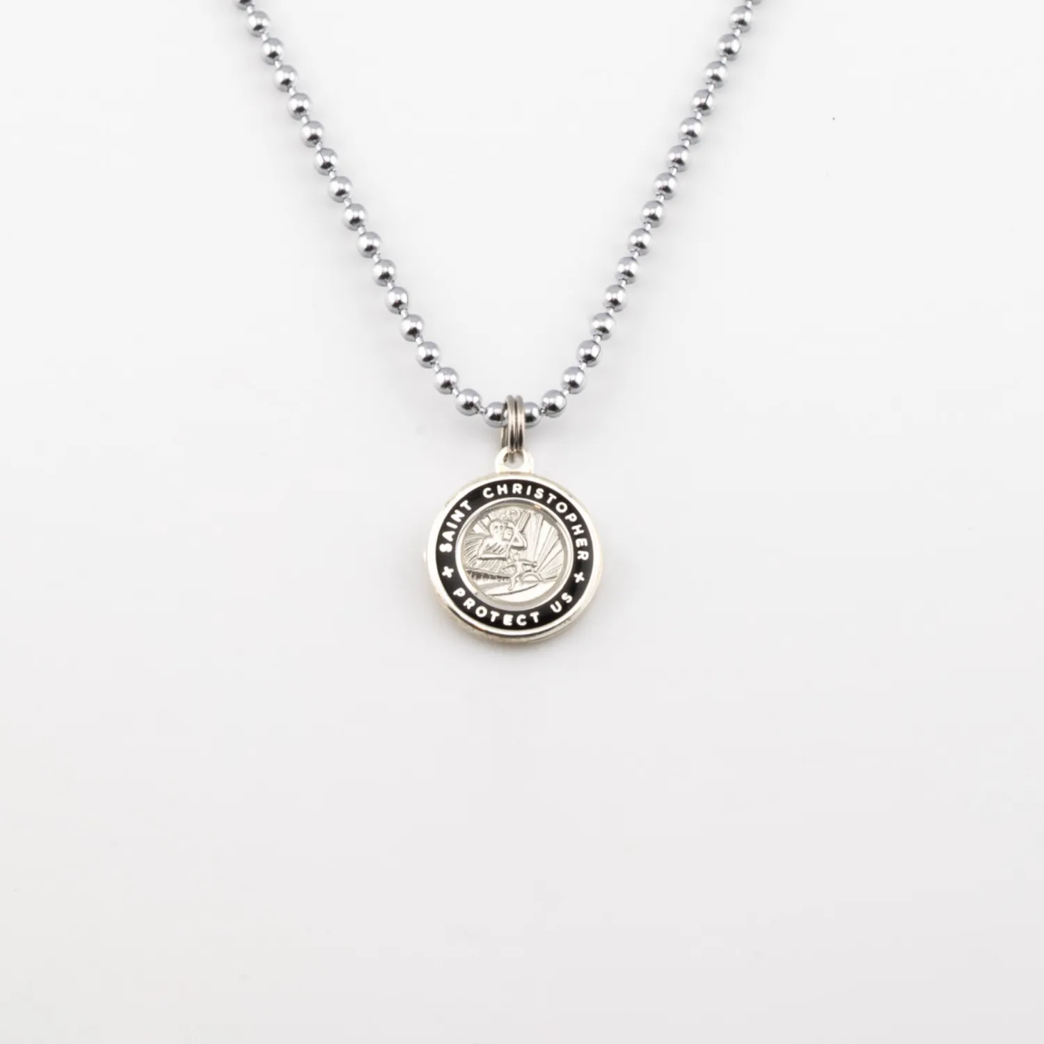 GETBACK SUPPLY SMALL NECKLACE - SILVER/BLACK sold by Sun Diego Boardshops