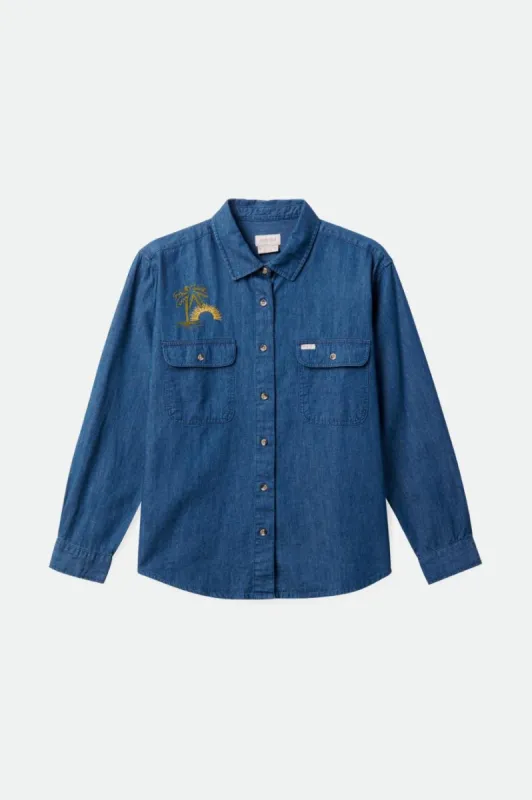 Bowery Boyfriend Overshirt - Indigo Rinse sold by Sun Diego Boardshops