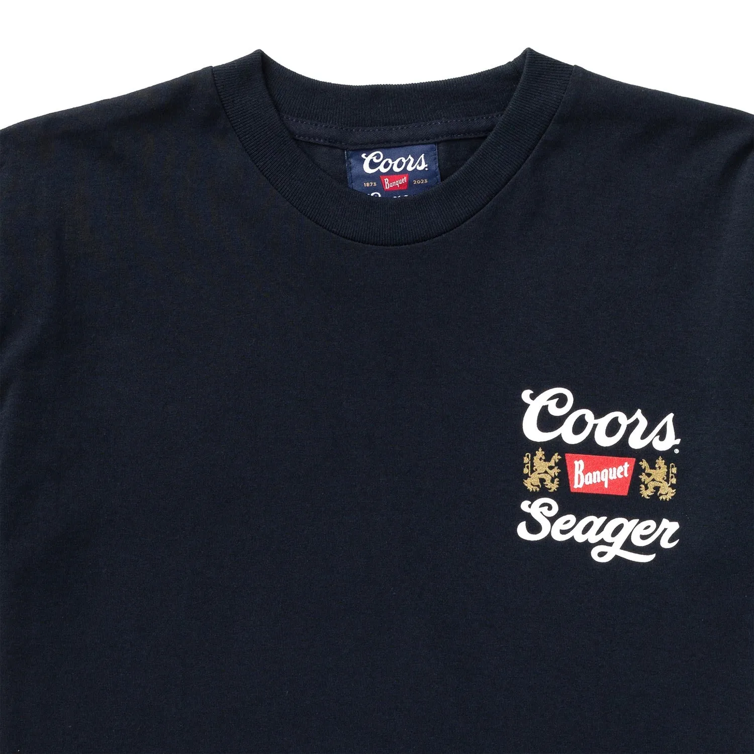 Seager X Coors Banquet Camp Out Tee - Navy sold by Sun Diego Boardshops product image thumbnail 4