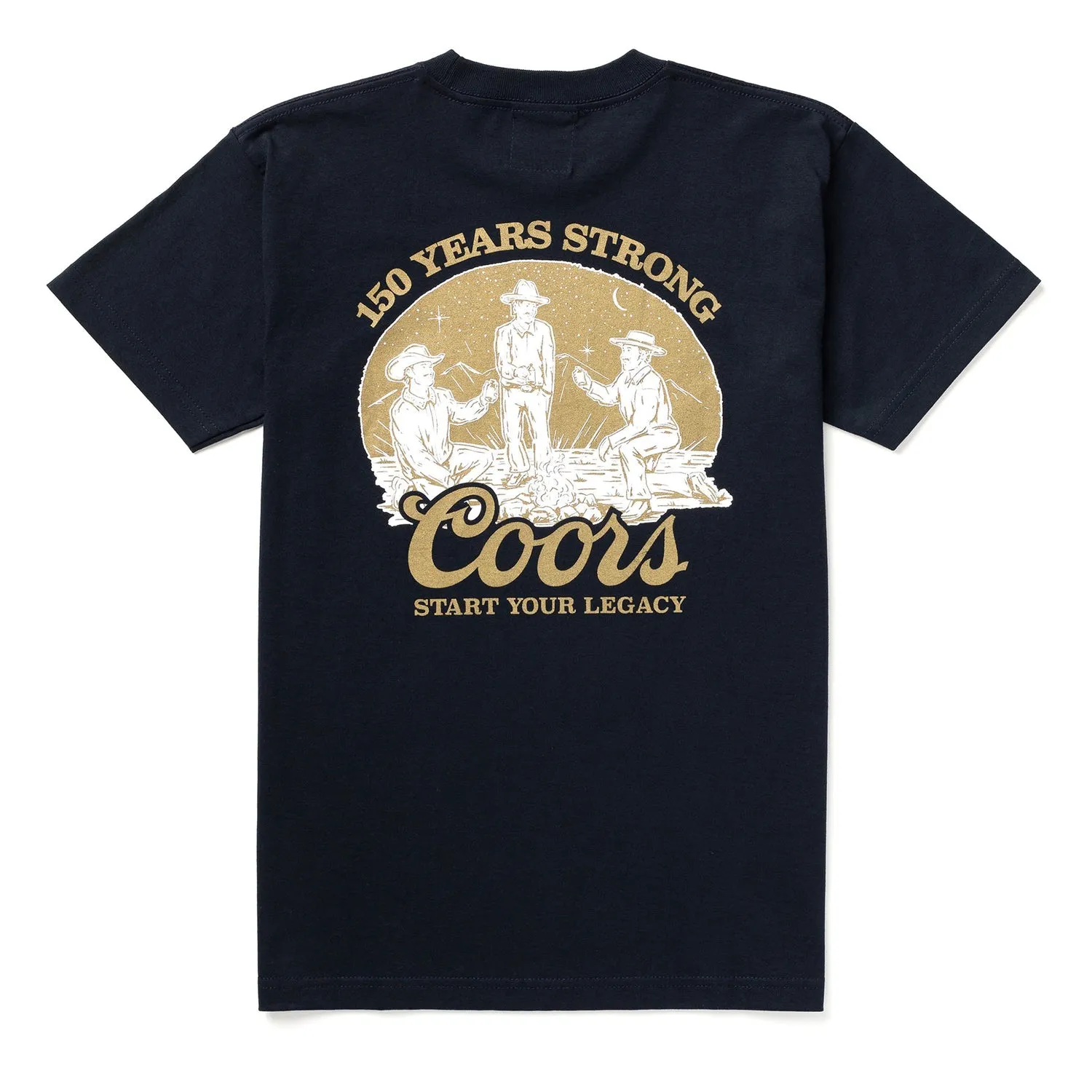 Seager X Coors Banquet Camp Out Tee - Navy sold by Sun Diego Boardshops