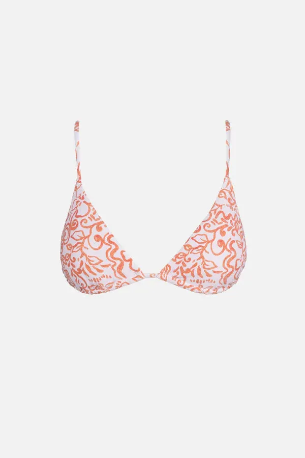Rhythm Islander Floral Slide Tri Top - CORAL sold by Sun Diego Boardshops