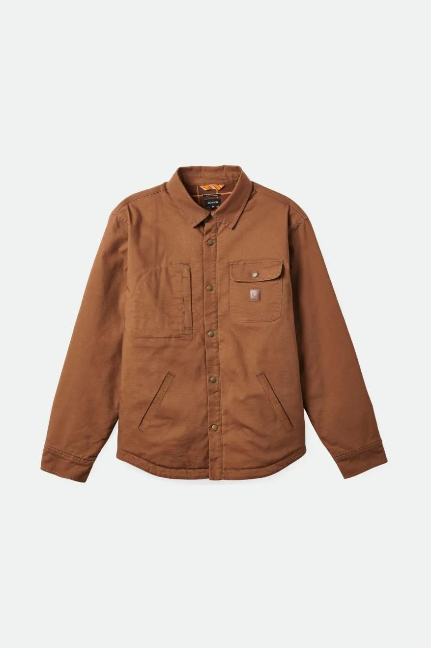 Builders Stretch Flannel Lined Jacket - Bison sold by Sun Diego Boardshops product image thumbnail 3