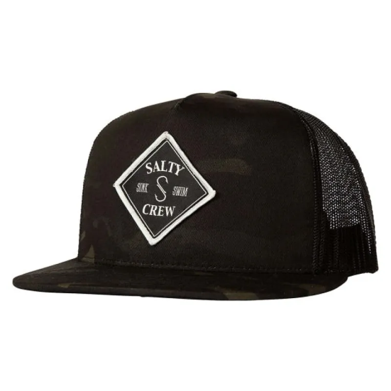 Salty Crew Tippet Trucker - Multicam Black sold by Sun Diego Boardshops