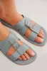 Free People Sloan Buckle Sandals - STORMY SEA sold by Sun Diego Boardshops