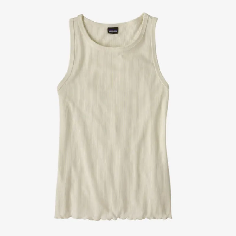 Patagonia Rib-Knit Tank Top - Birch White sold by Sun Diego Boardshops