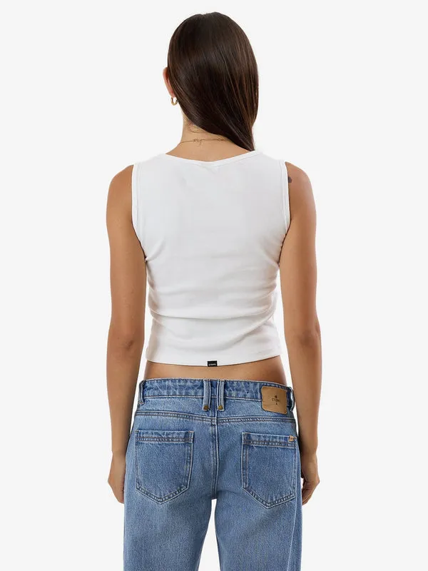 THRILLS Shadow Y2K Tank - DIRTY WHITE sold by Sun Diego Boardshops product image thumbnail 2