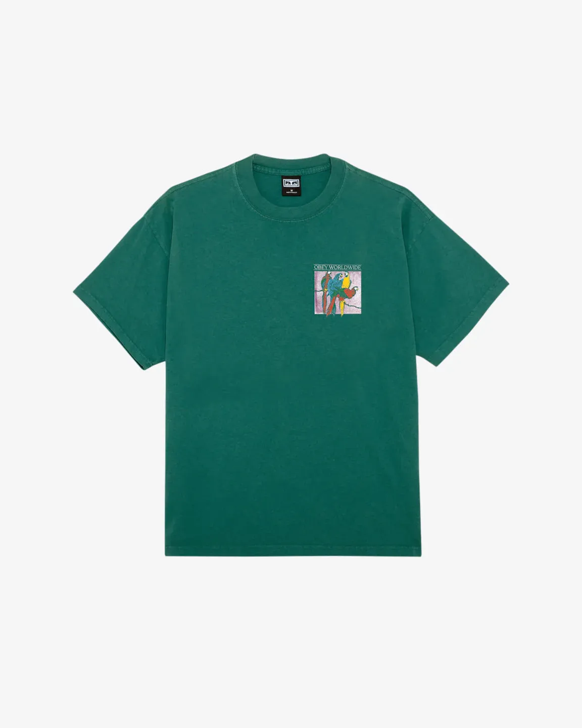 Obey RESPECT & PROTECT HEAVYWEIGHT T-SHIRT - ADVENTURE GREEN sold by Sun Diego Boardshops product image thumbnail 2