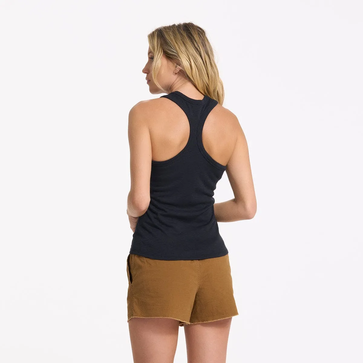 Vuori Sunrise High Neck Tank - Black sold by Sun Diego Boardshops product image thumbnail 2