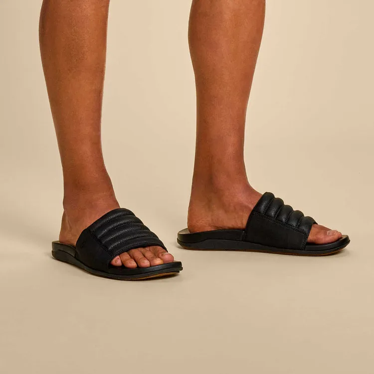 OLUKAI Maha 'Olu - BLACK/BLACK sold by Sun Diego Boardshops product image thumbnail 2