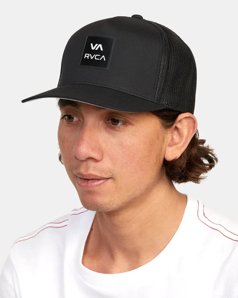 RVCA ALL THE WAY TECH TRUCKER HAT - BLACK sold by Sun Diego Boardshops