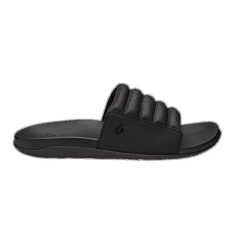 OLUKAI Maha 'Olu - BLACK/BLACK made by Sun Diego Boardshops